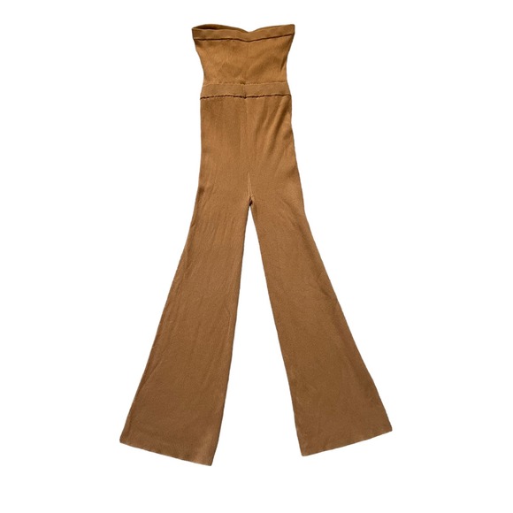 Revolve House of Harlow X Sofia Richie Efron Knit Jumpsuit Tan Size XS - Picture 5 of 11